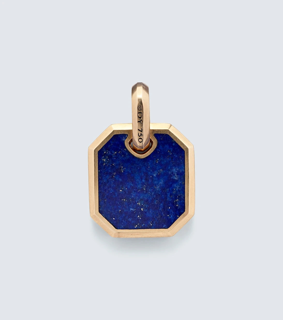 David Yurman - Amulet 18kt gold pendant with lapis lazuli