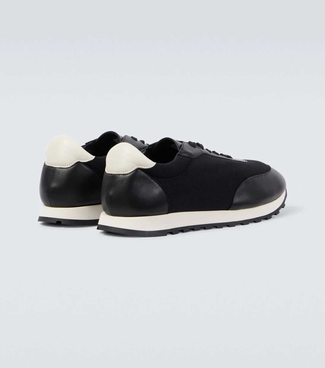 The Row - Owen leather-trimmed sneakers