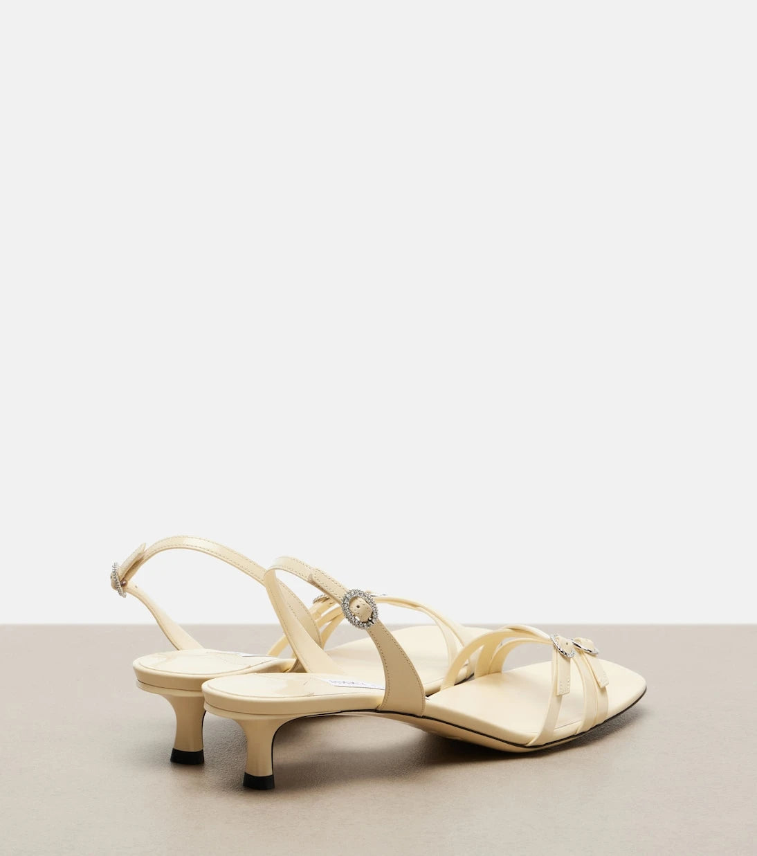 Jimmy Choo - Kaira patent leather slingback sandals