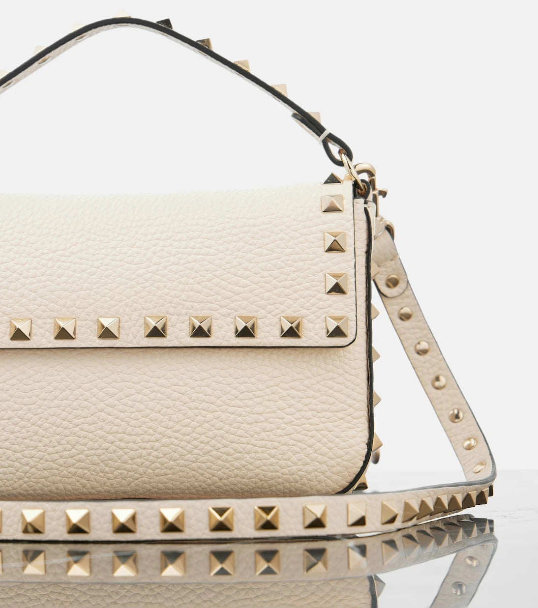 Valentino Garavani - Rockstud Small leather shoulder bag
