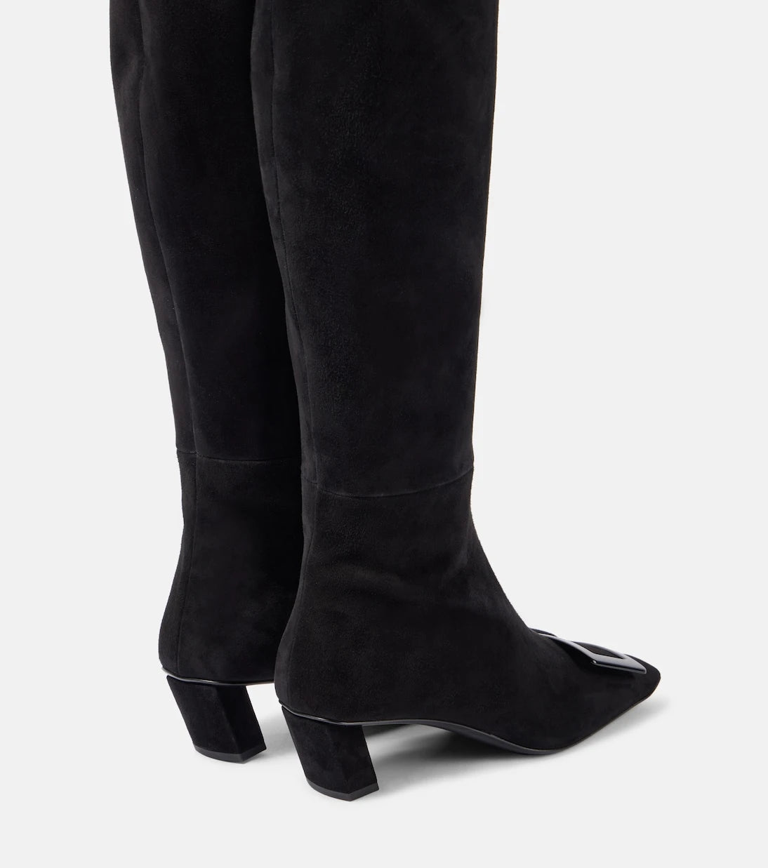 Roger Vivier - Belle Vivier 45 suede over-the-knee boots