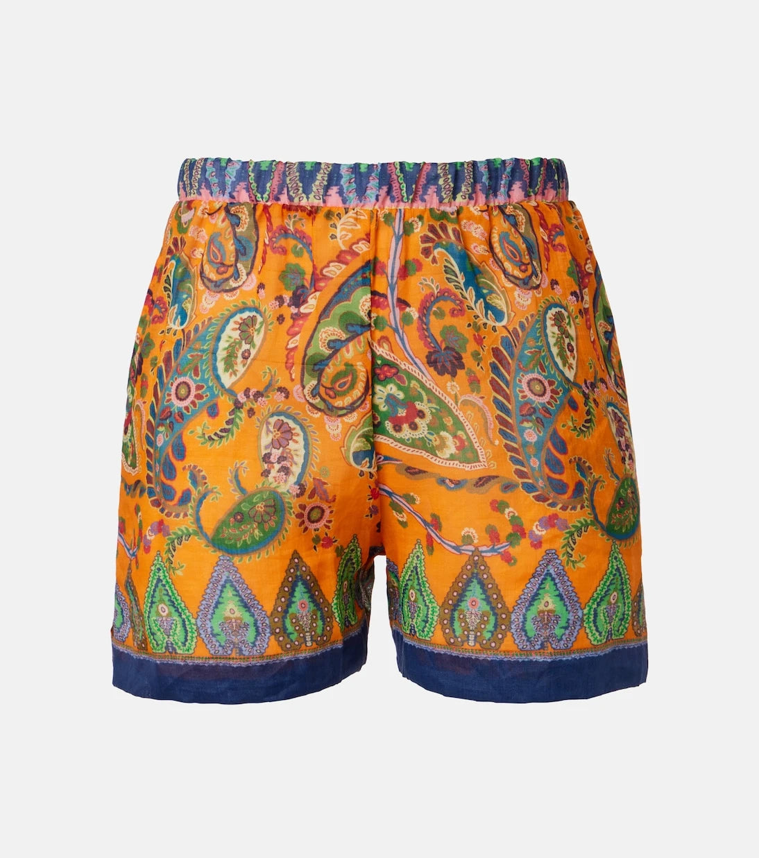 Etro - Paisley high-rise shorts