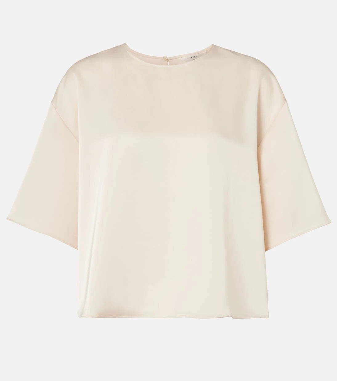 Leset - Barb oversized satin t-shirt