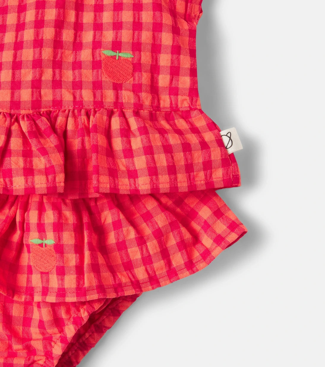 Cozmo - Baby Lua top and Coral bloomers set