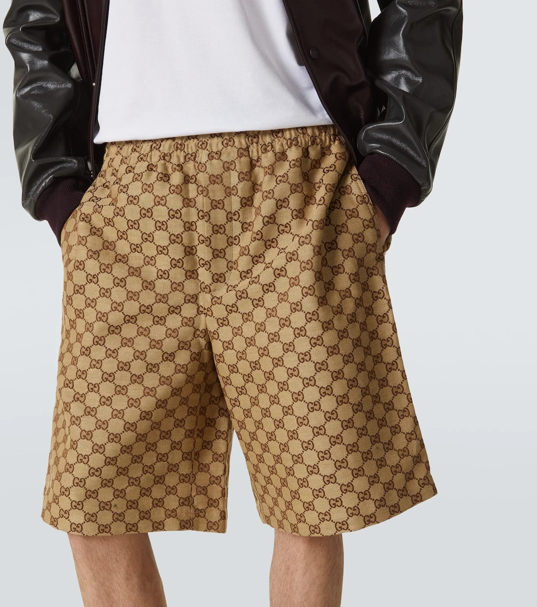 Gucci - شورت قماش GG
