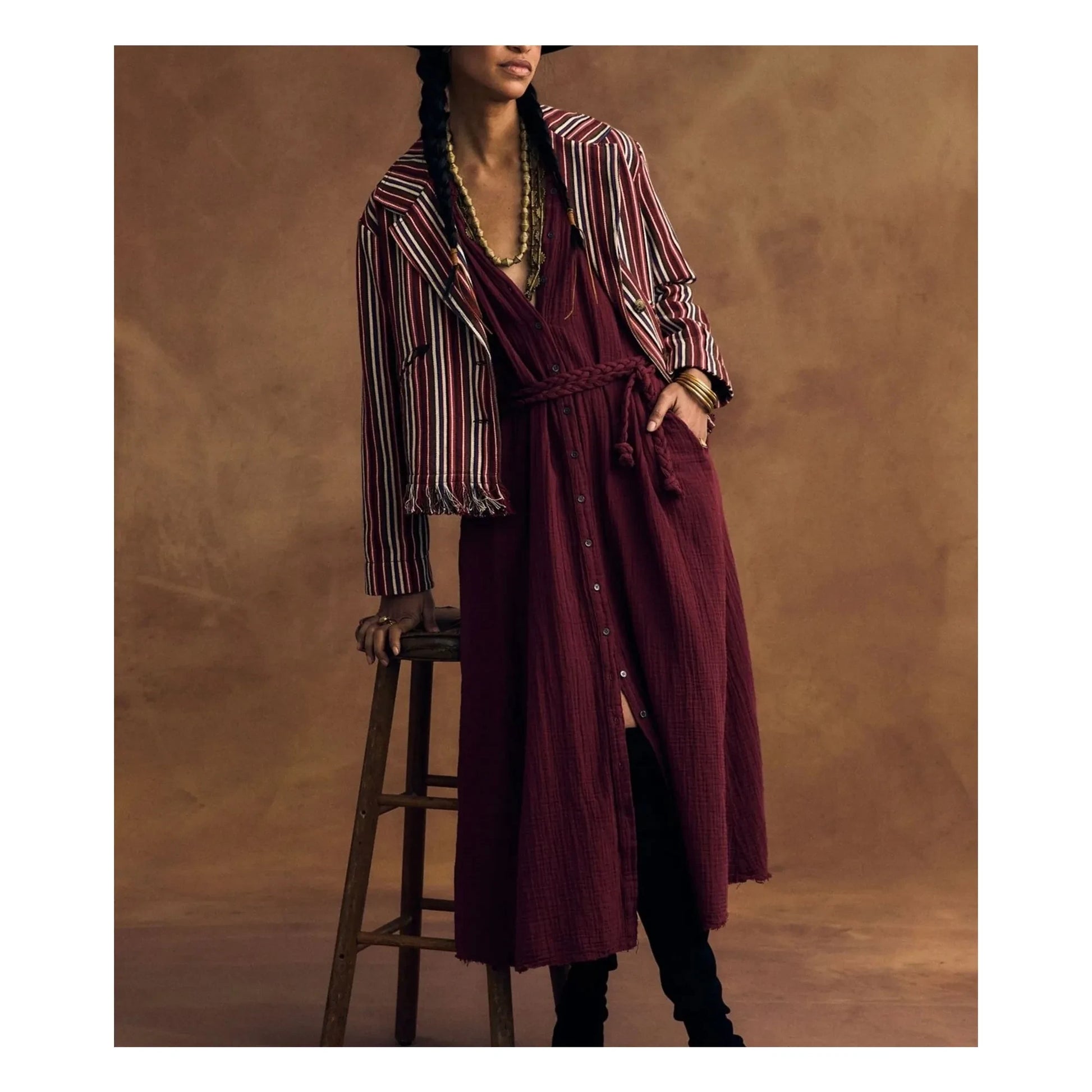 Xirena - Andrea Cotton gauze dress | Red
