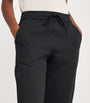 Black Jersey Drawstring Furio Trousers