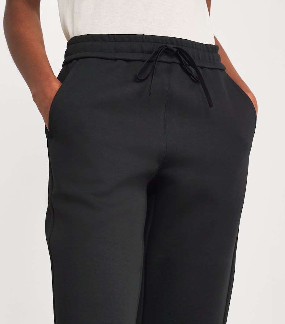 Black Jersey Drawstring Furio Trousers