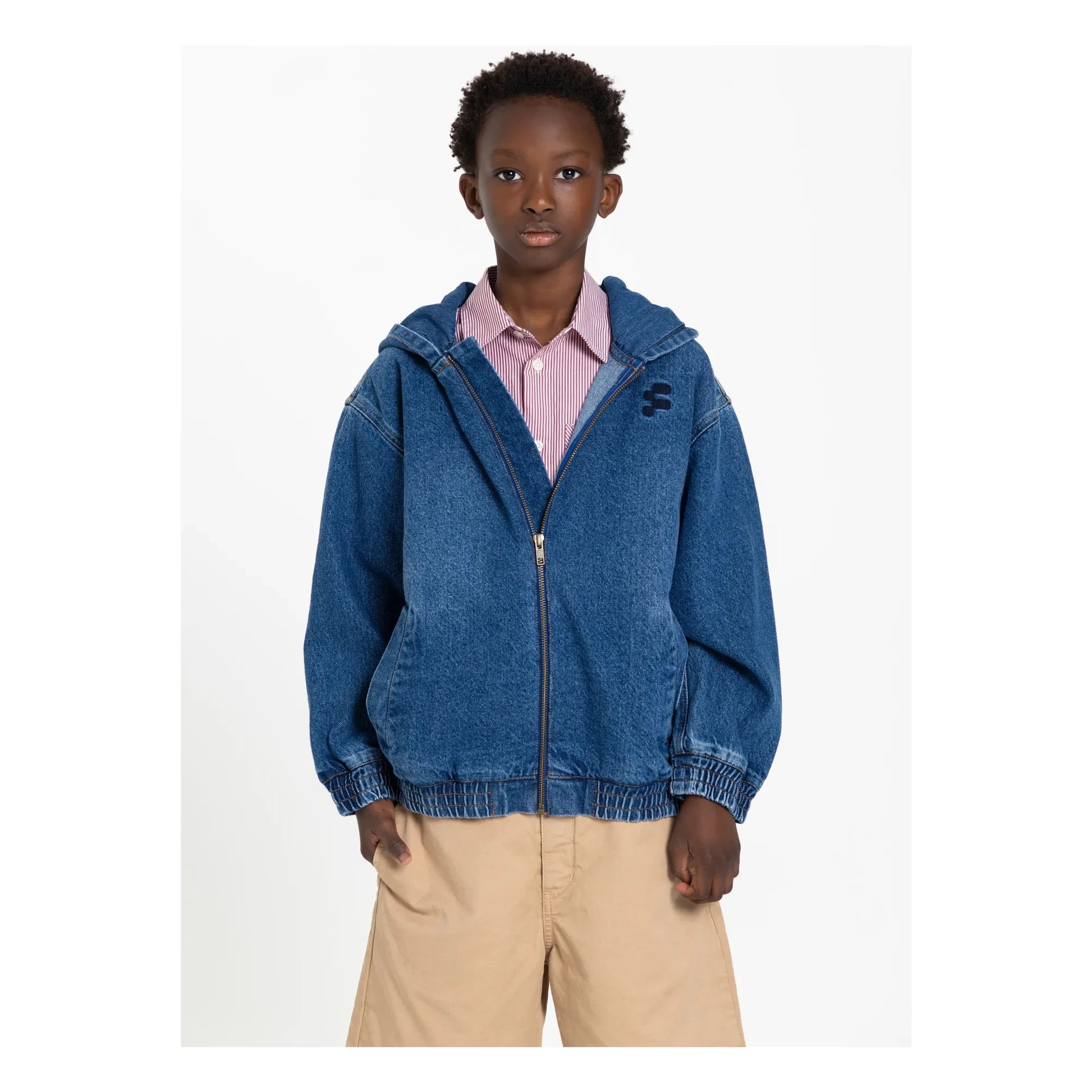 Finger in the nose - Ulrik Denim Jacket | Blue