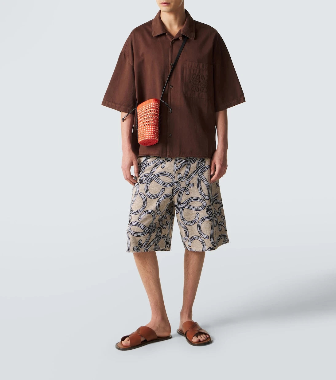 Loewe - قميص باولا إيبيزا أنجرام من مزيج القطن