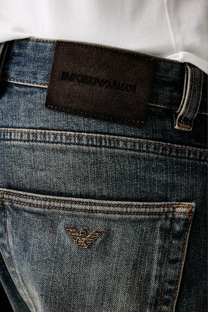 Emporio Armani loose erkek kot pantolon