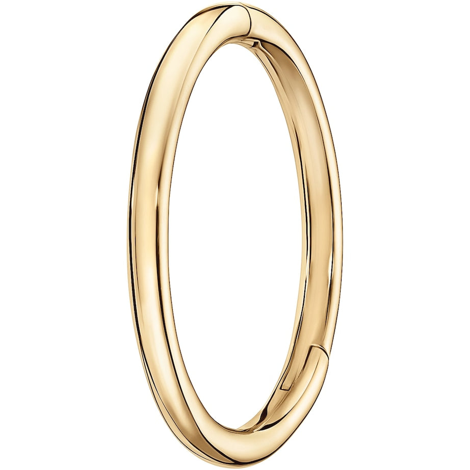 Gold Single Hoop Earring (9.5mm)