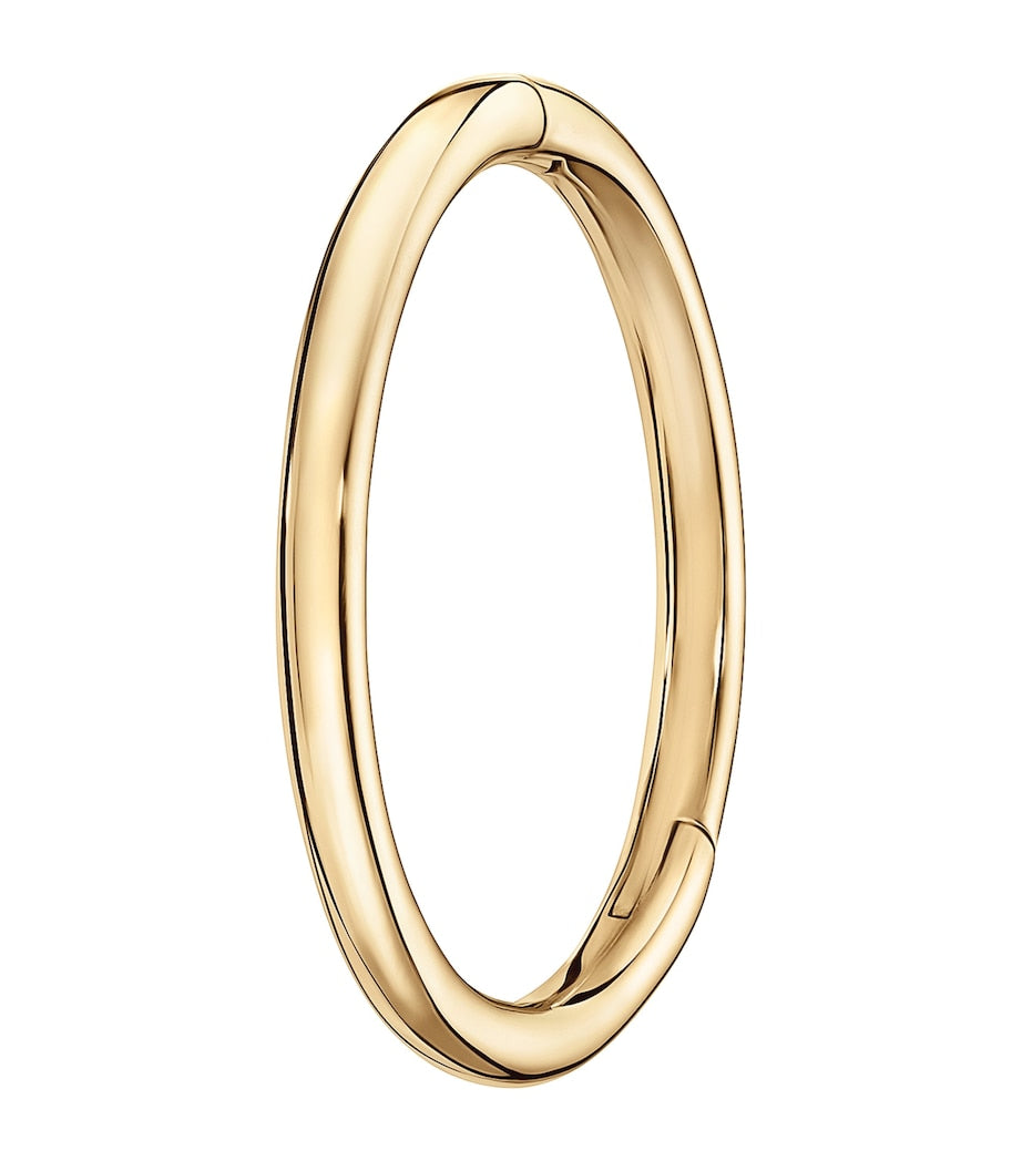 Gold Single Hoop Earring (9.5mm)