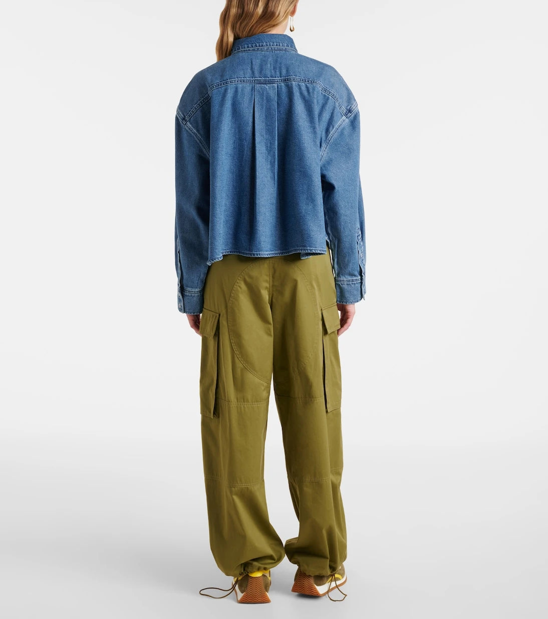 7 For All Mankind - Nina cropped denim shirt