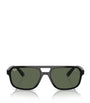 Ray-Ban Black Nylon RB4414M Scuderia Ferrari Collection Sunglasses