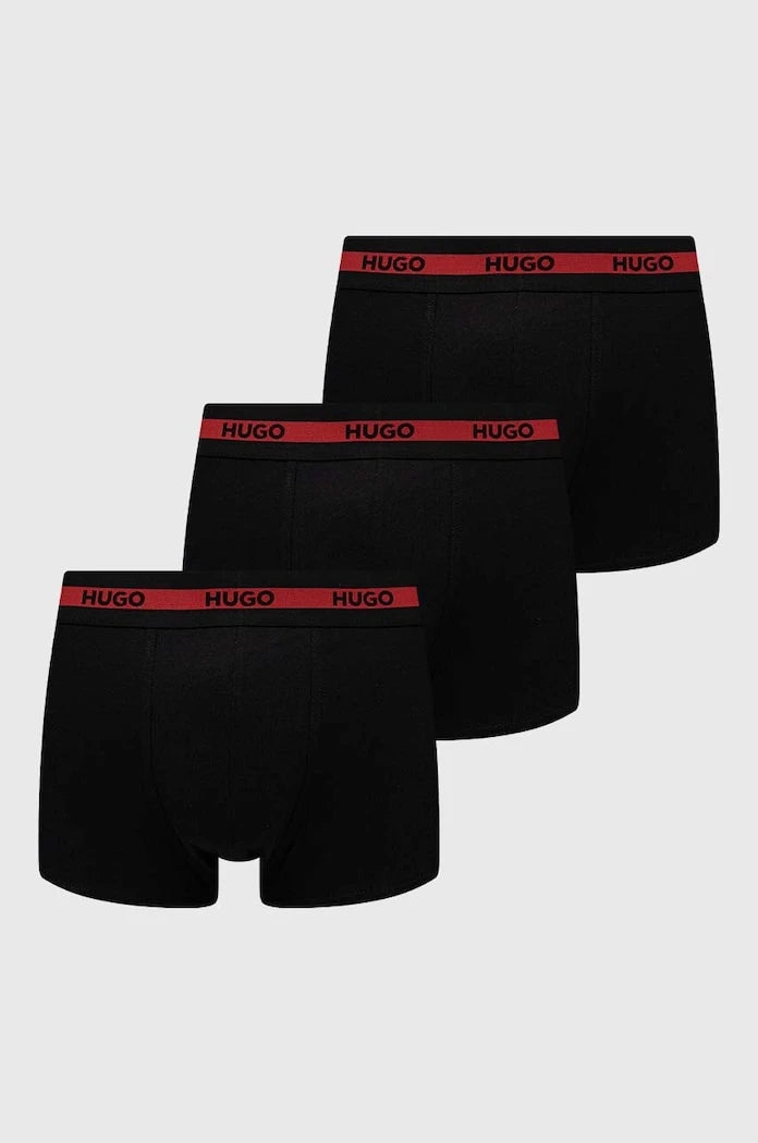 HUGO Erkek Pamuk ve Elastan Bitişik Boxer TRIPLET PLANET 3'lü