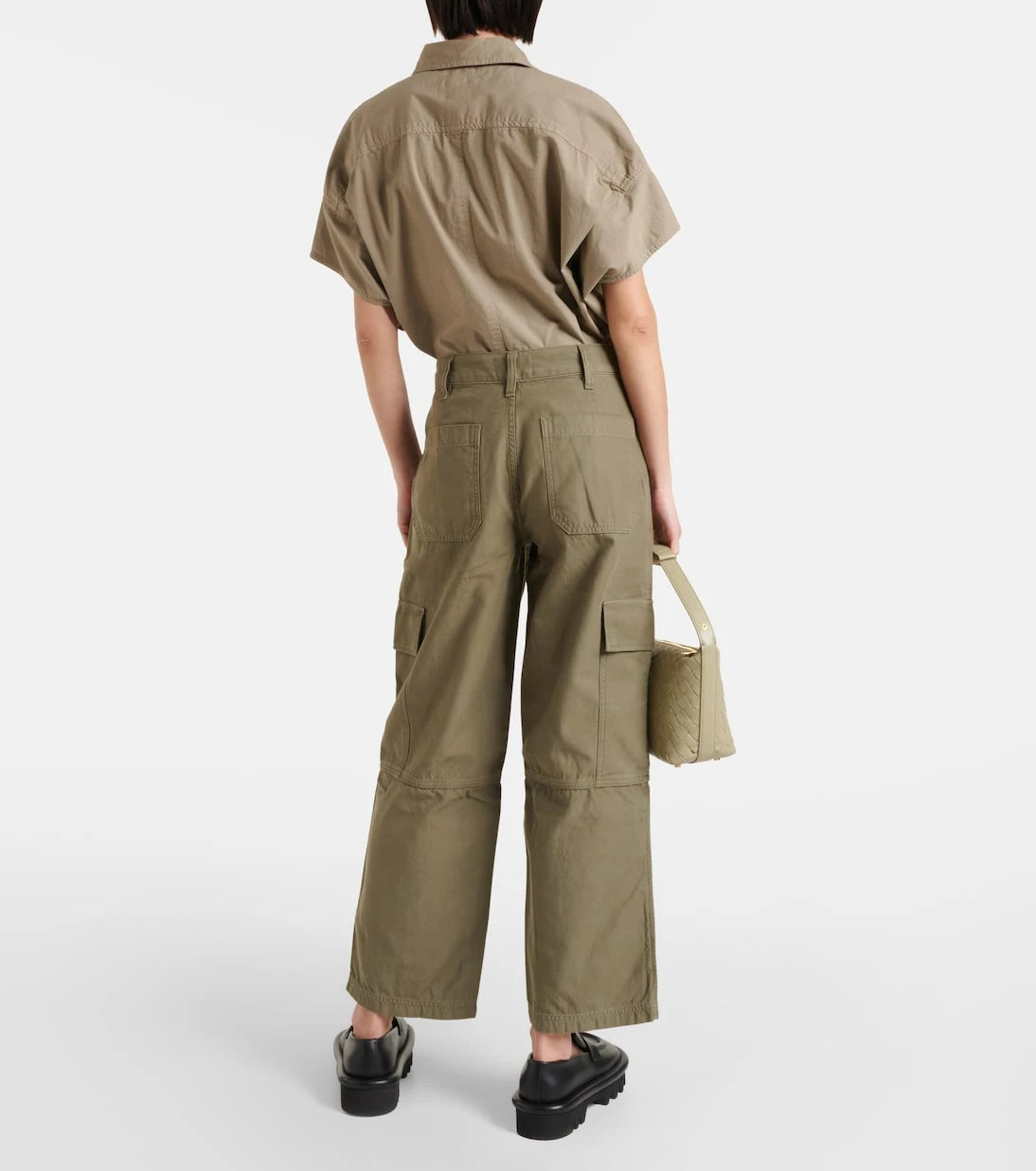 Agolde - Jericho cropped cotton cargo pants