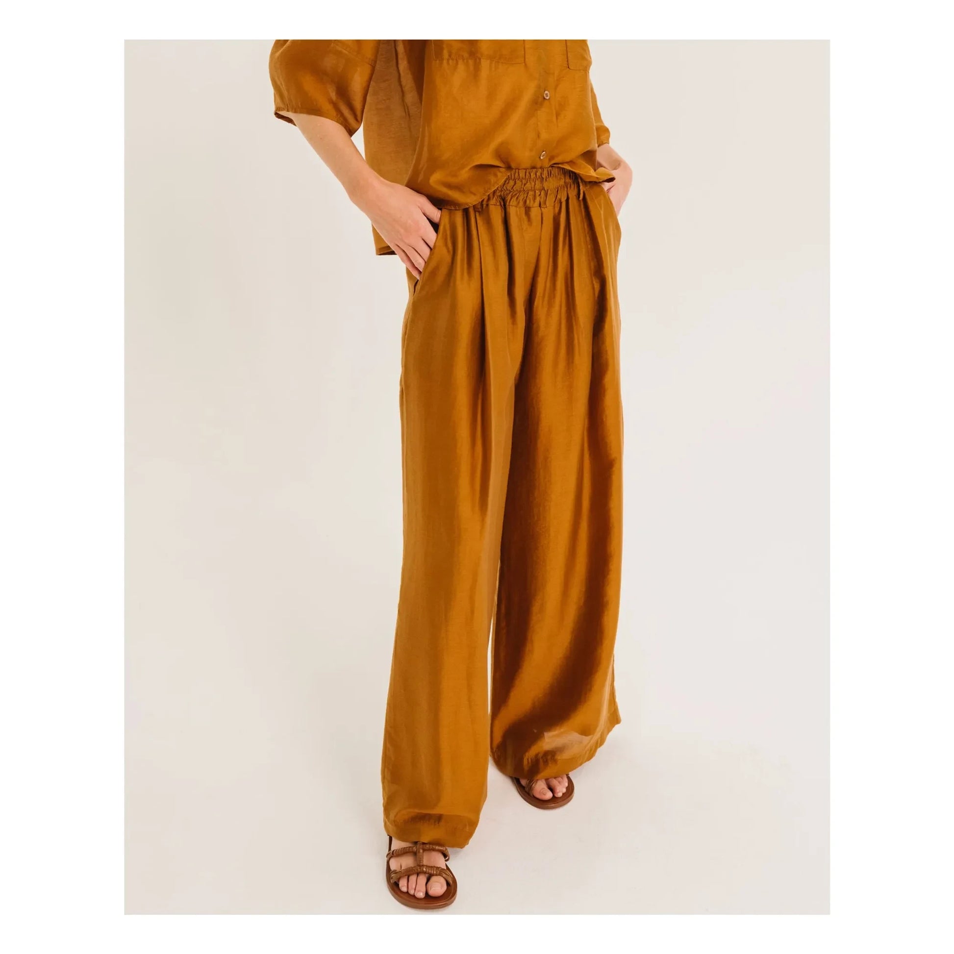 Tinsels - Ediz pants | Copper red