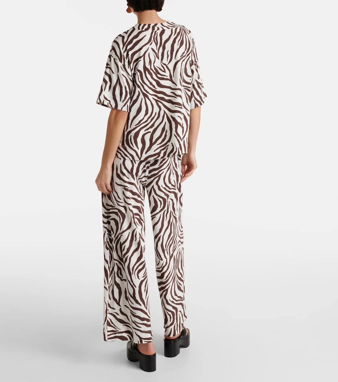 Max Mara - Siberia zebra-print jersey top