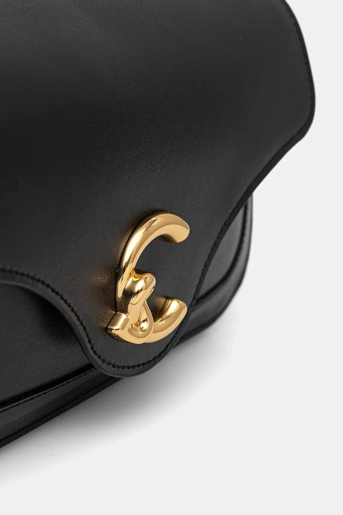 Кожена чанта Coccinelle COCCINELLE C-ME CALF