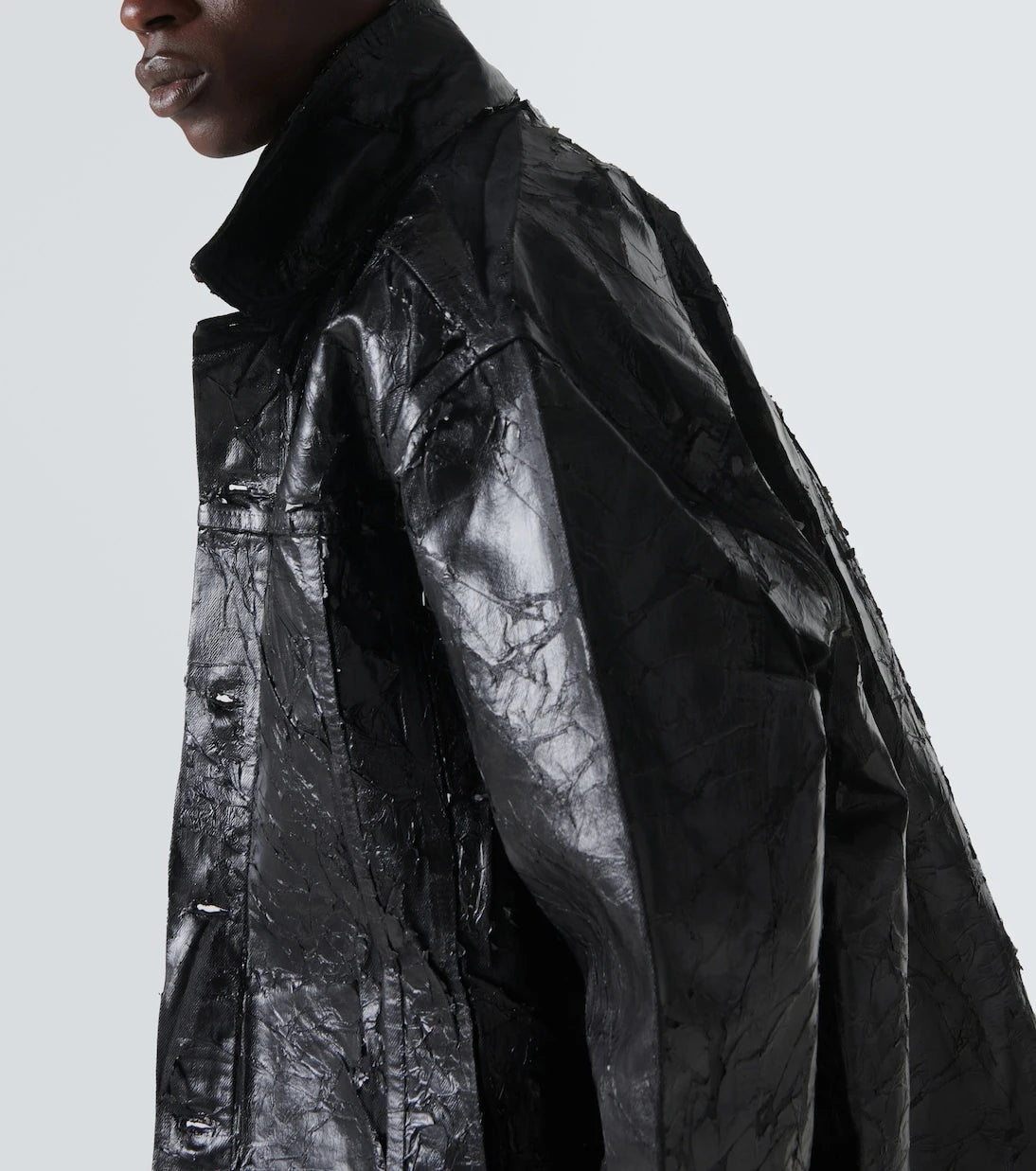 Rick Owens - Coated denim jacket