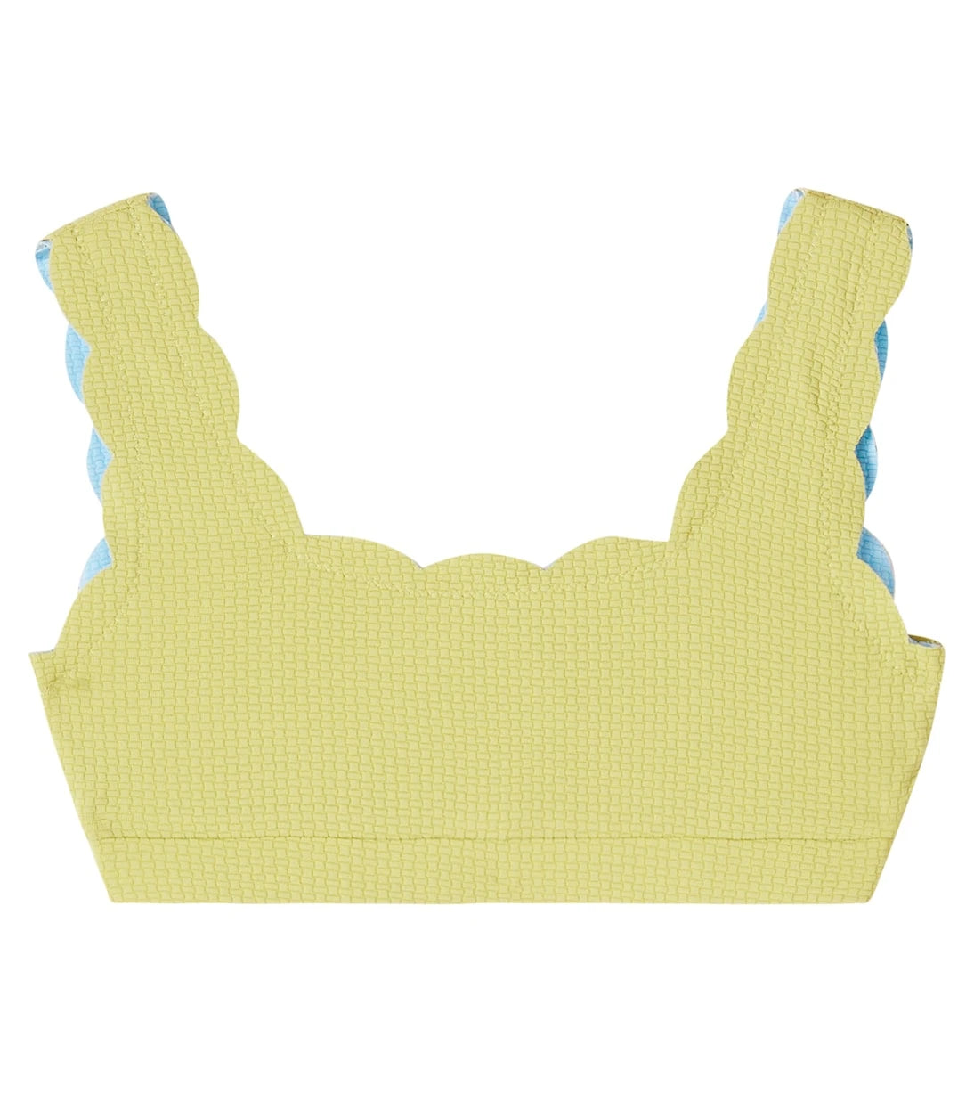 Marysia Bumby - Palm Springs reversible scalloped bikini top