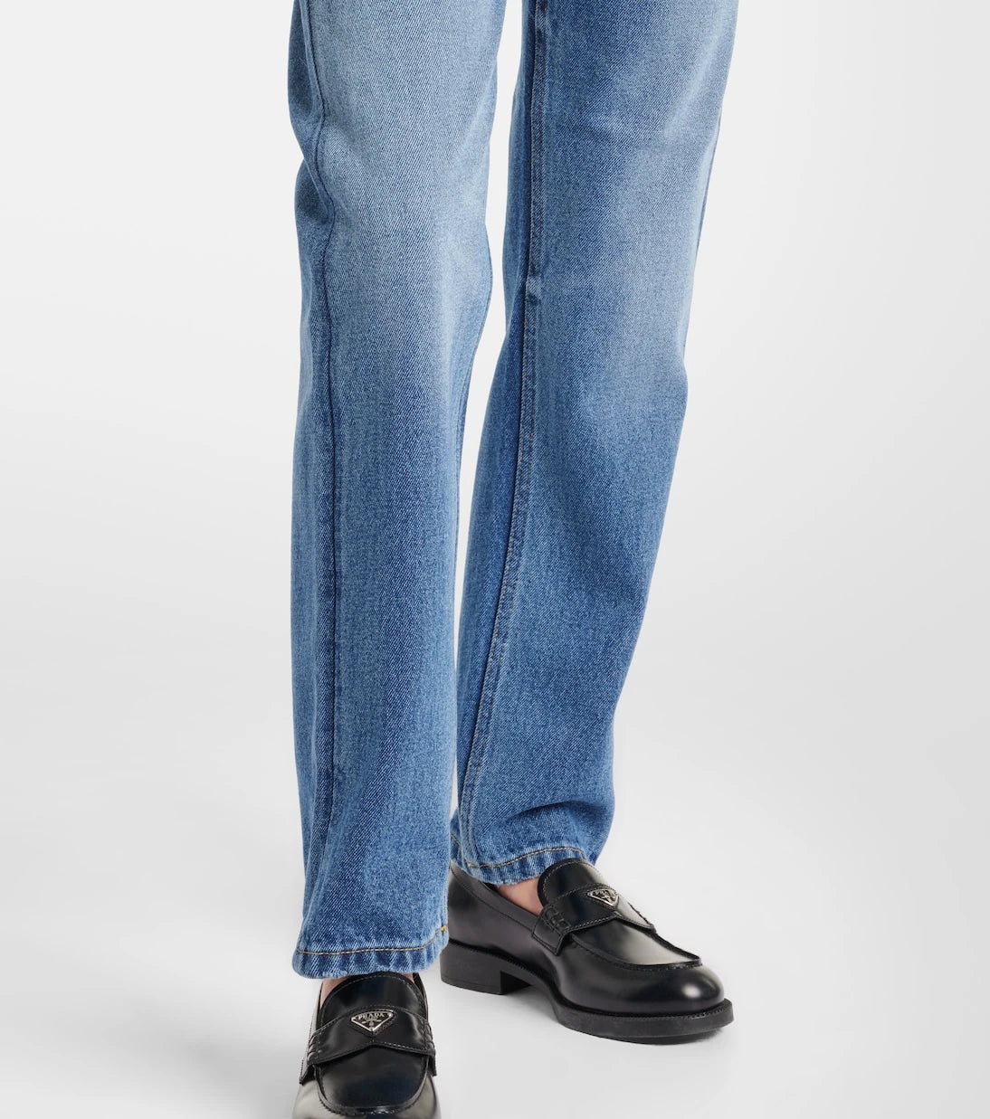 Prada - Mid-rise straight jeans