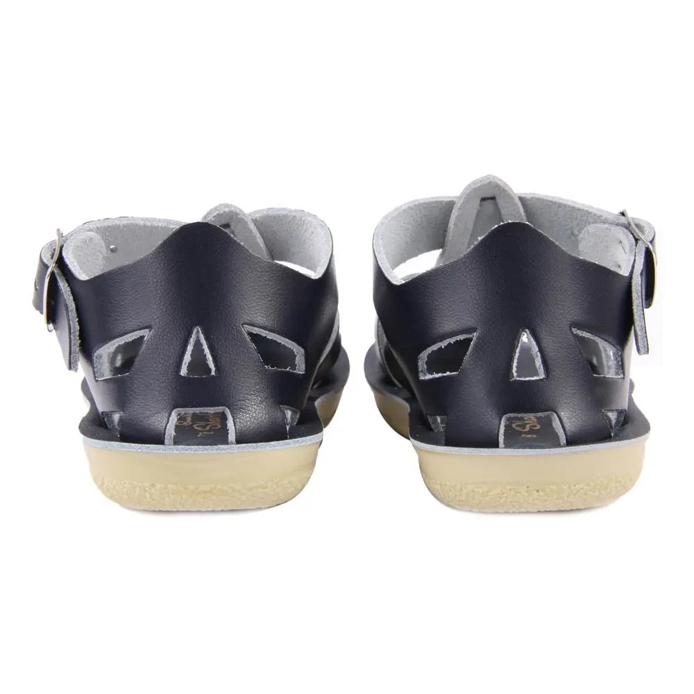 Salt-Water - Shark Leather Waterproof Sandals | Navy blue
