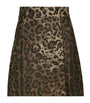 Multi Leopard Print Mini Skirt