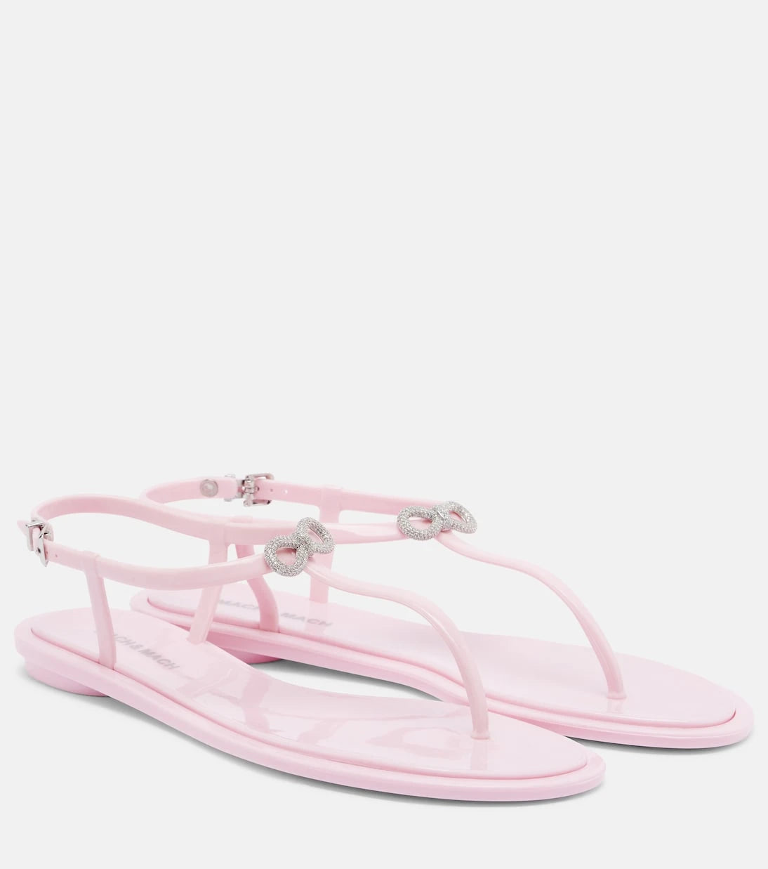 Mach & Mach - Riviera embellished thong sandals