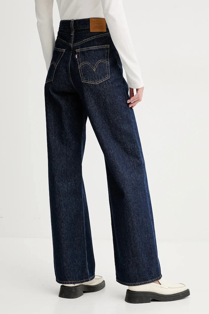 Levi's дънки wide leg дамски RIBCAGE WIDE LEG