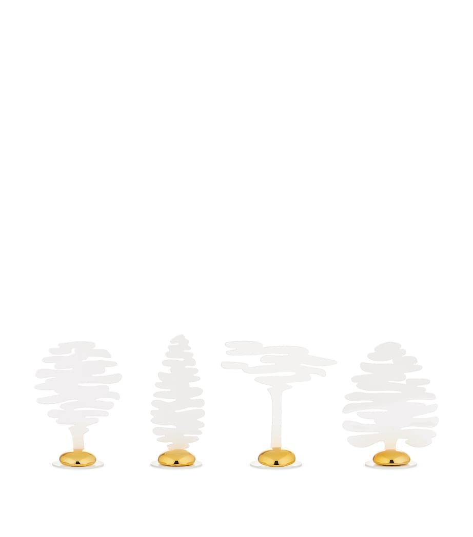 Set of 4 Bark Place Markers