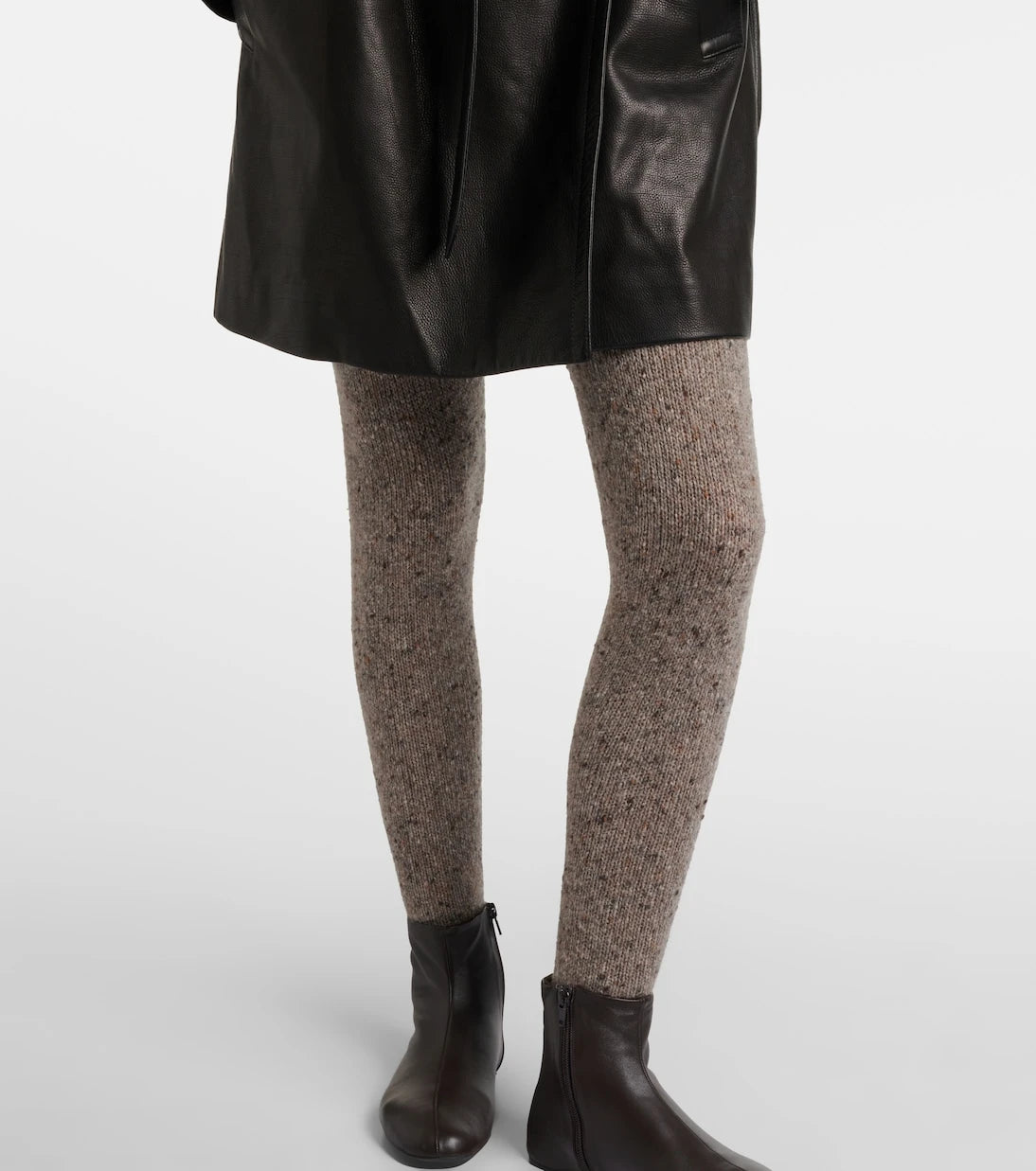 The Row - Mumu cashmere tweed tights