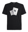 Cotton Card Print T-Shirt