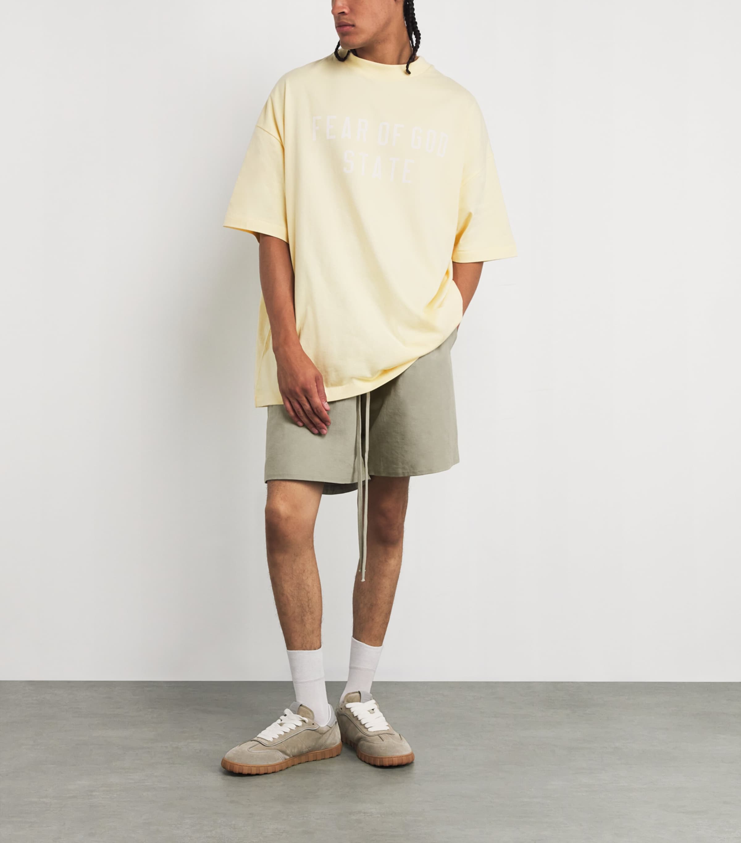 Cotton-Blend Logo Sweatshorts