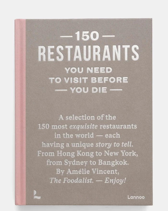 150 Restaurants You Need to Visit Before You Die, Amélie Vincent, İngilizce