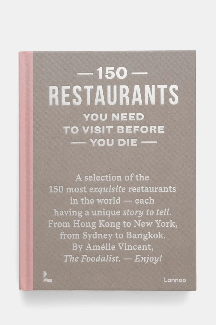 150 Restaurants You Need to Visit Before You Die, Amélie Vincent, İngilizce