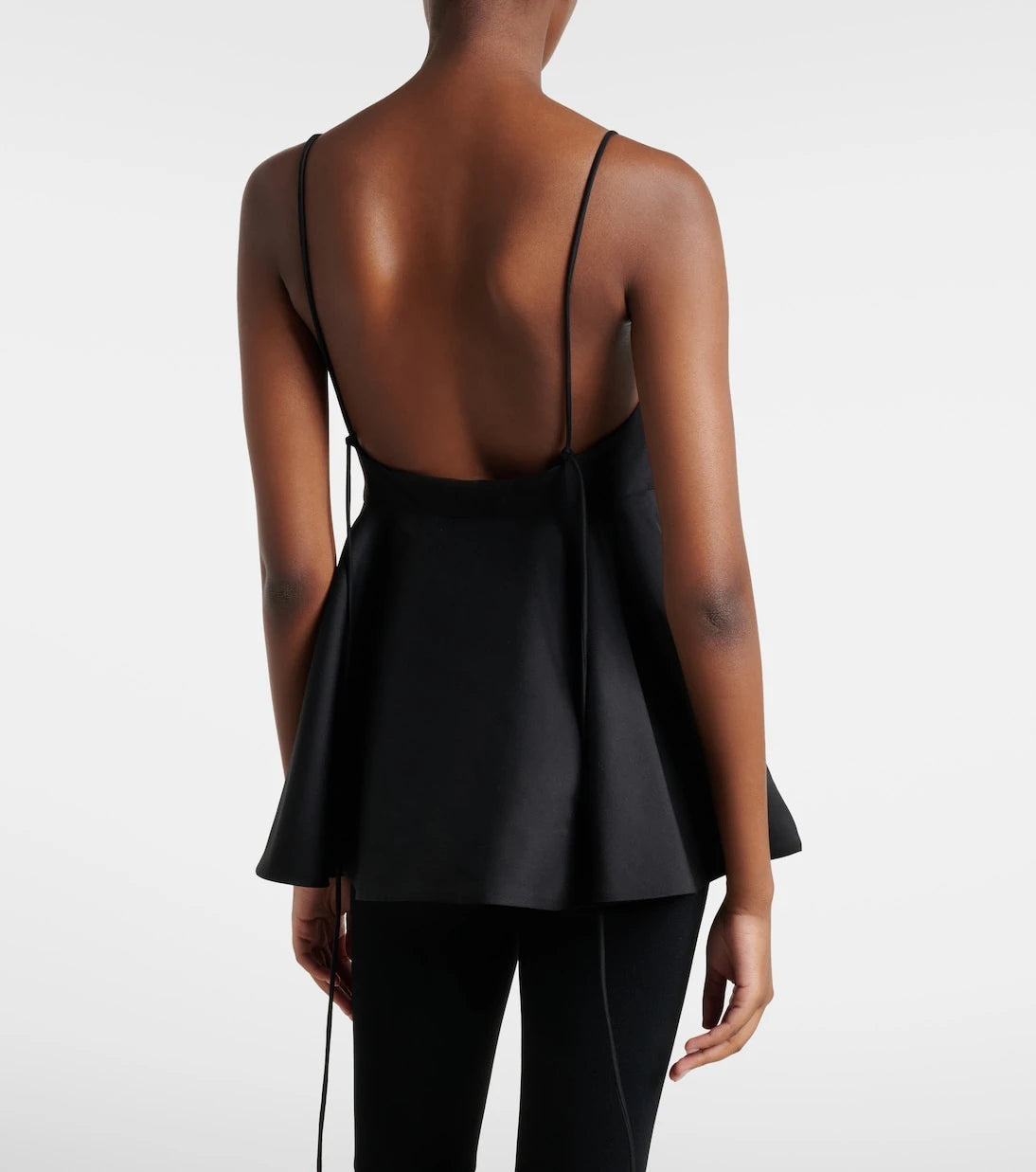 Róhe - Peplum wool and silk bustier top