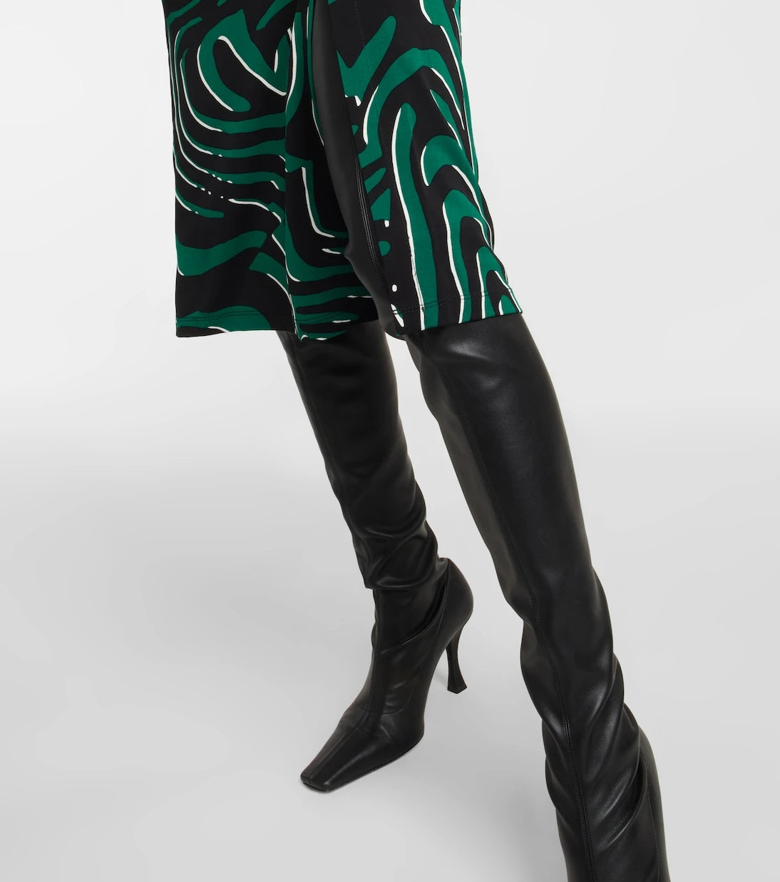 Diane von Furstenberg - Printed fitted midi dress