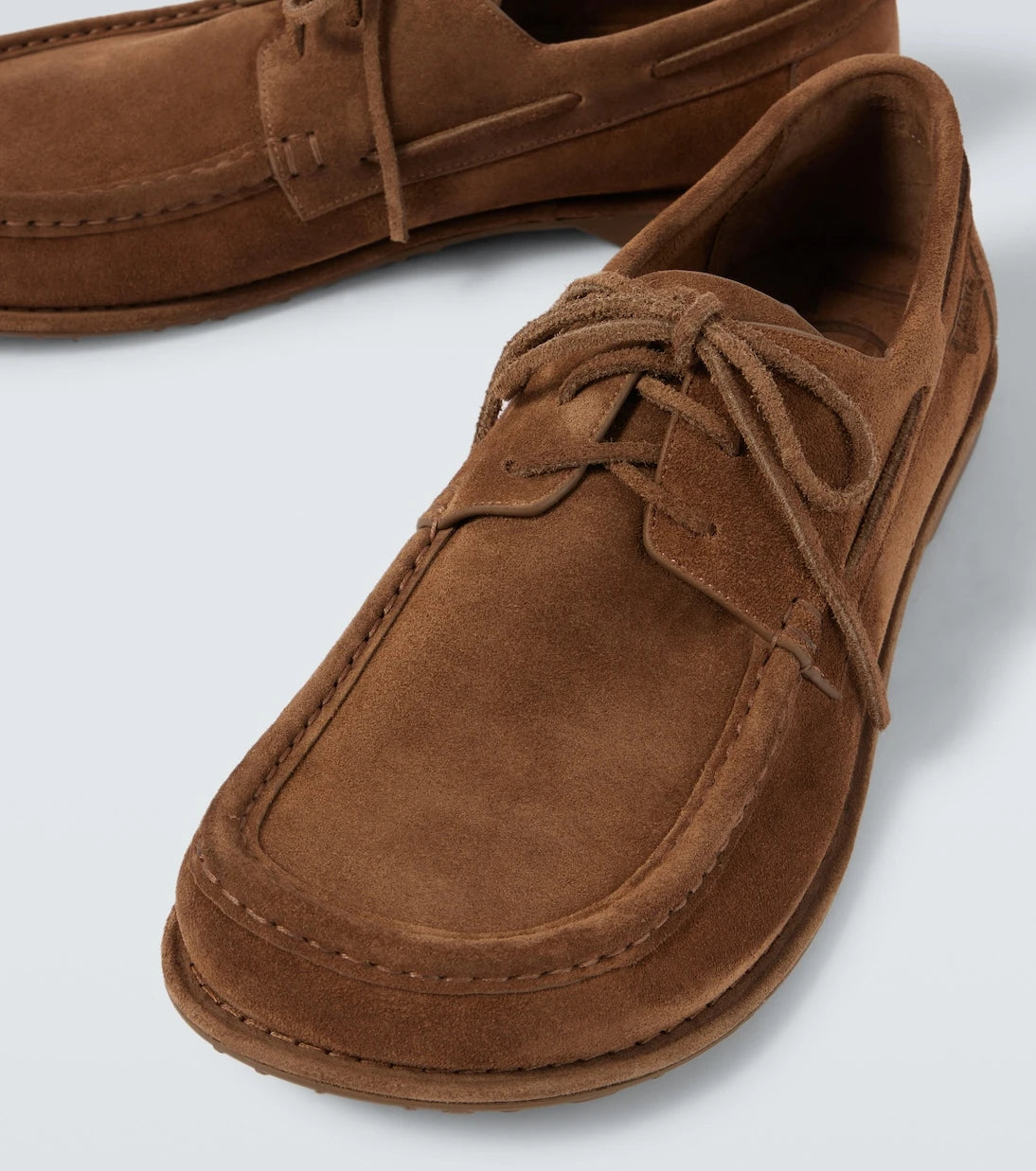 Loewe - Paula's Ibiza Campo suede boat shoes