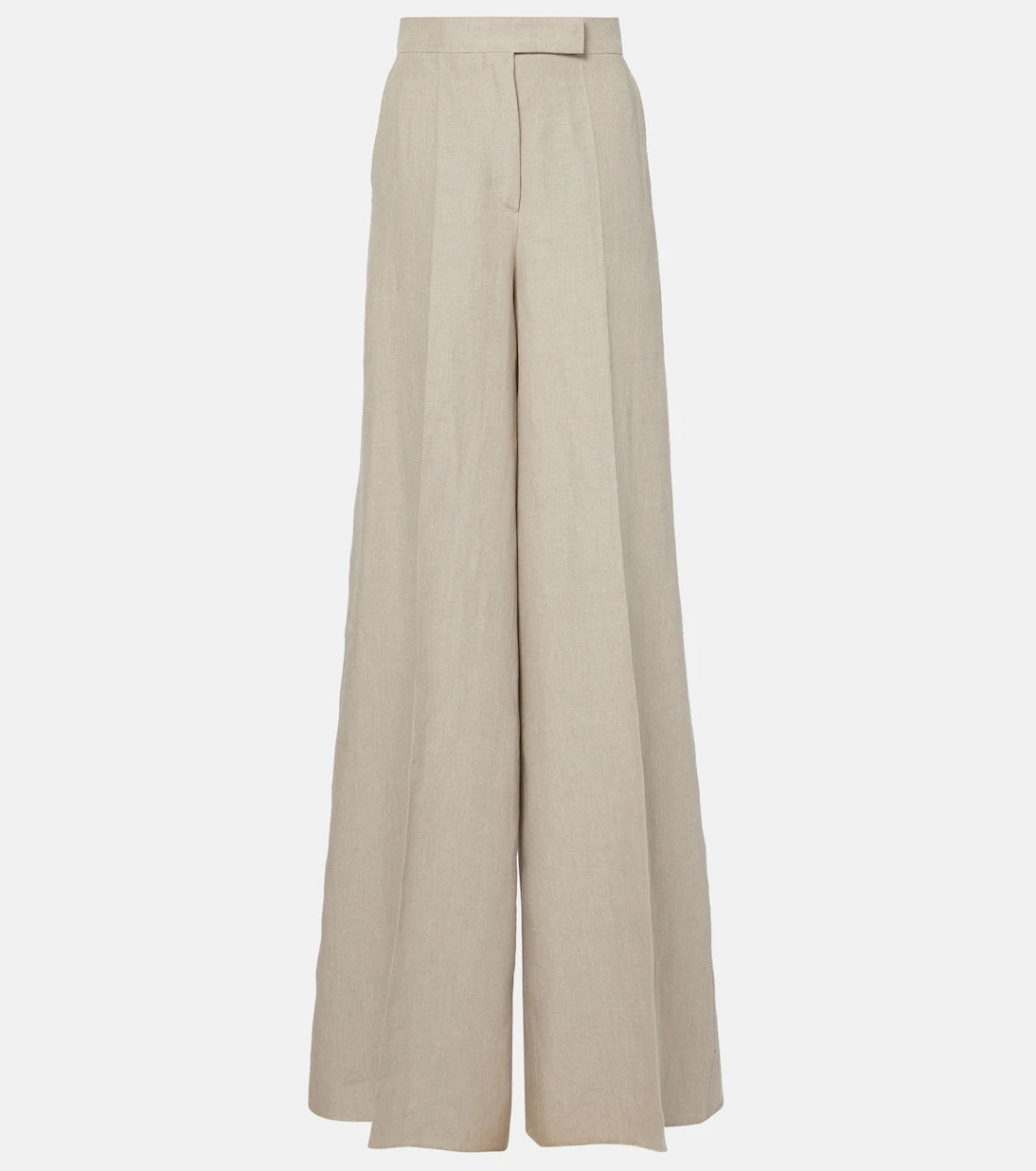 Max Mara - Sequoia high-rise linen wide-leg pants