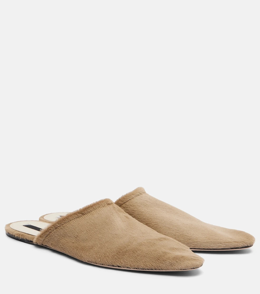 Christen - Elipse calf hair mules