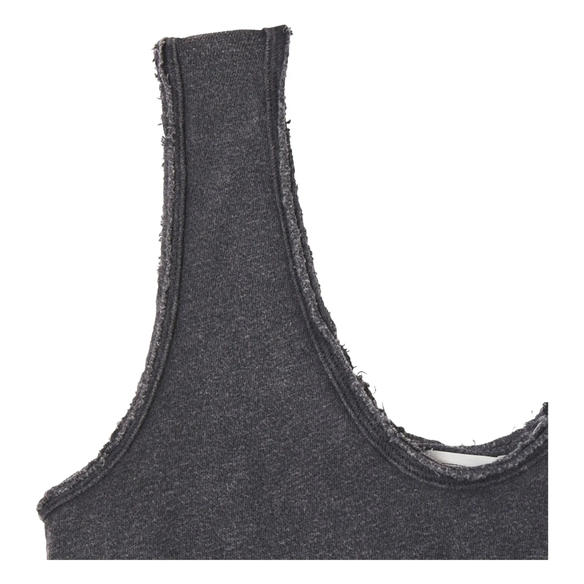 American Vintage - U-neck tank top Sonoma | Black