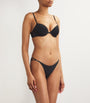 Black Minimalist Demi-Cup Bra