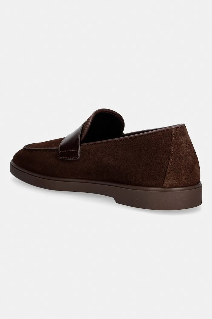 Giuseppe Zanotti мокасини мъжки от велур Berth