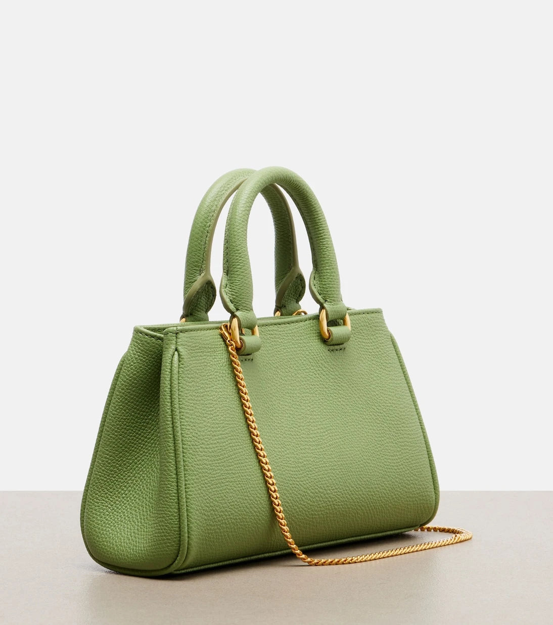Valentino Garavani - VLogo Mini leather top-handle bag