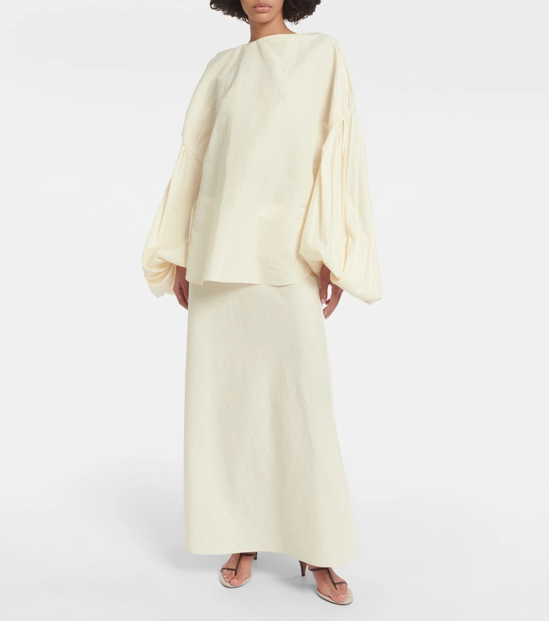 Khaite - Quico silk and cotton organza top