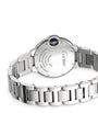 Stainless Steel and Diamond Ballon Bleu de Cartier Watch 33mm