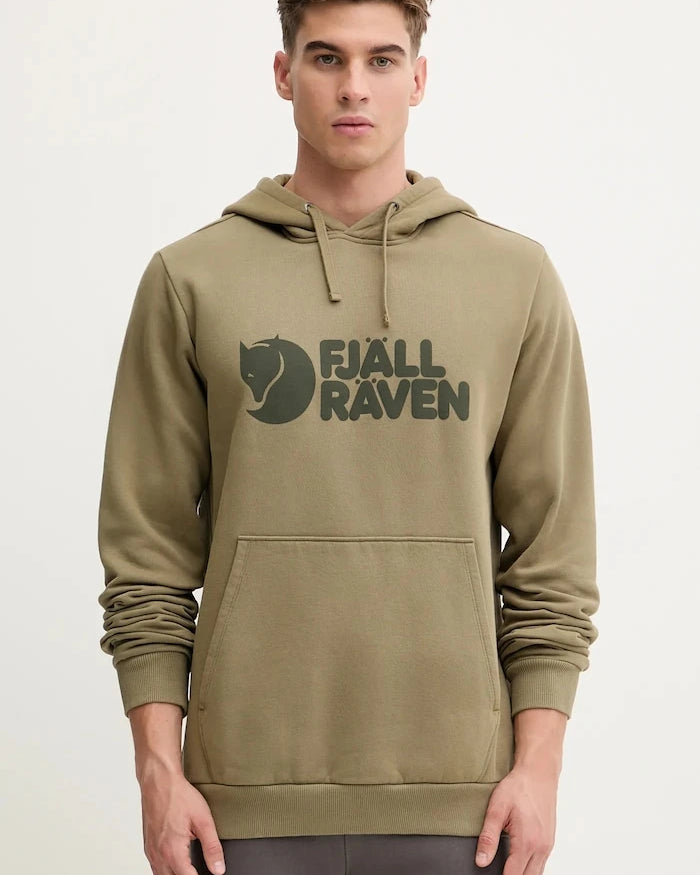 Fjallraven Logo Hoodie F84144 622 Pamuklu Kapüşonlu Sweatshirt