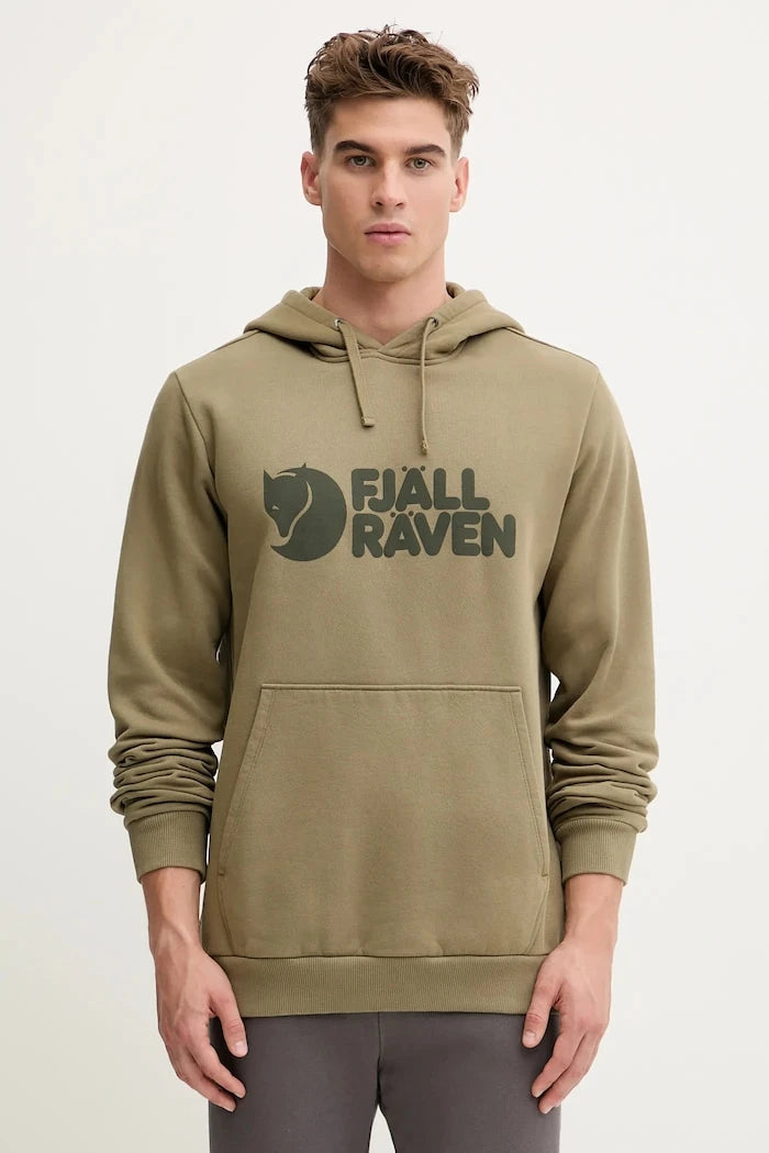 Fjallraven Logo Hoodie F84144 622 Pamuklu Kapüşonlu Sweatshirt